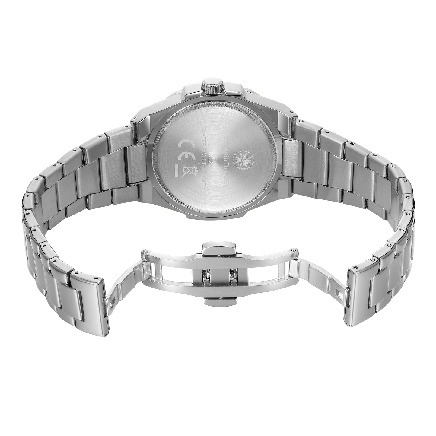 Constantin Durmont Herren Armbanduhr Solémire turquoise acier