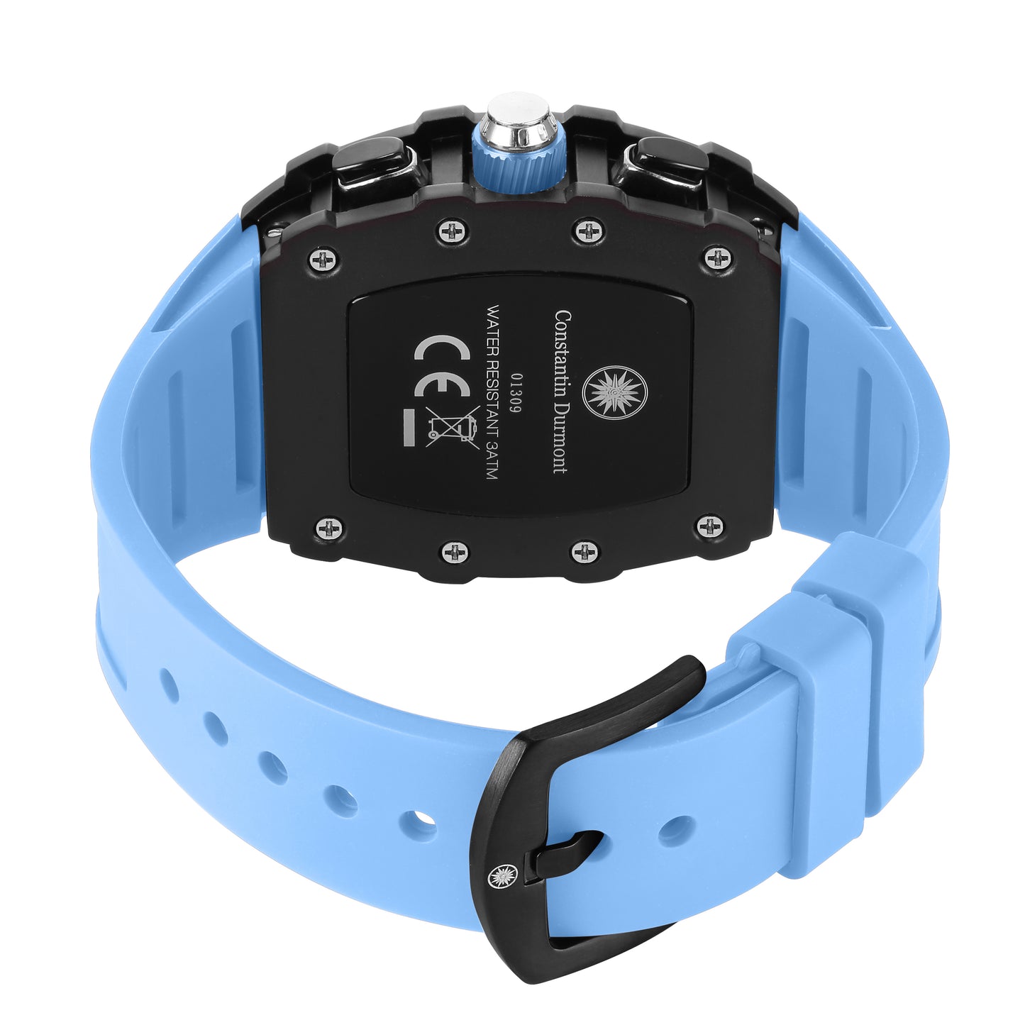 Constantin Durmont Herren Armbanduhr Altéragarde Bleu clair