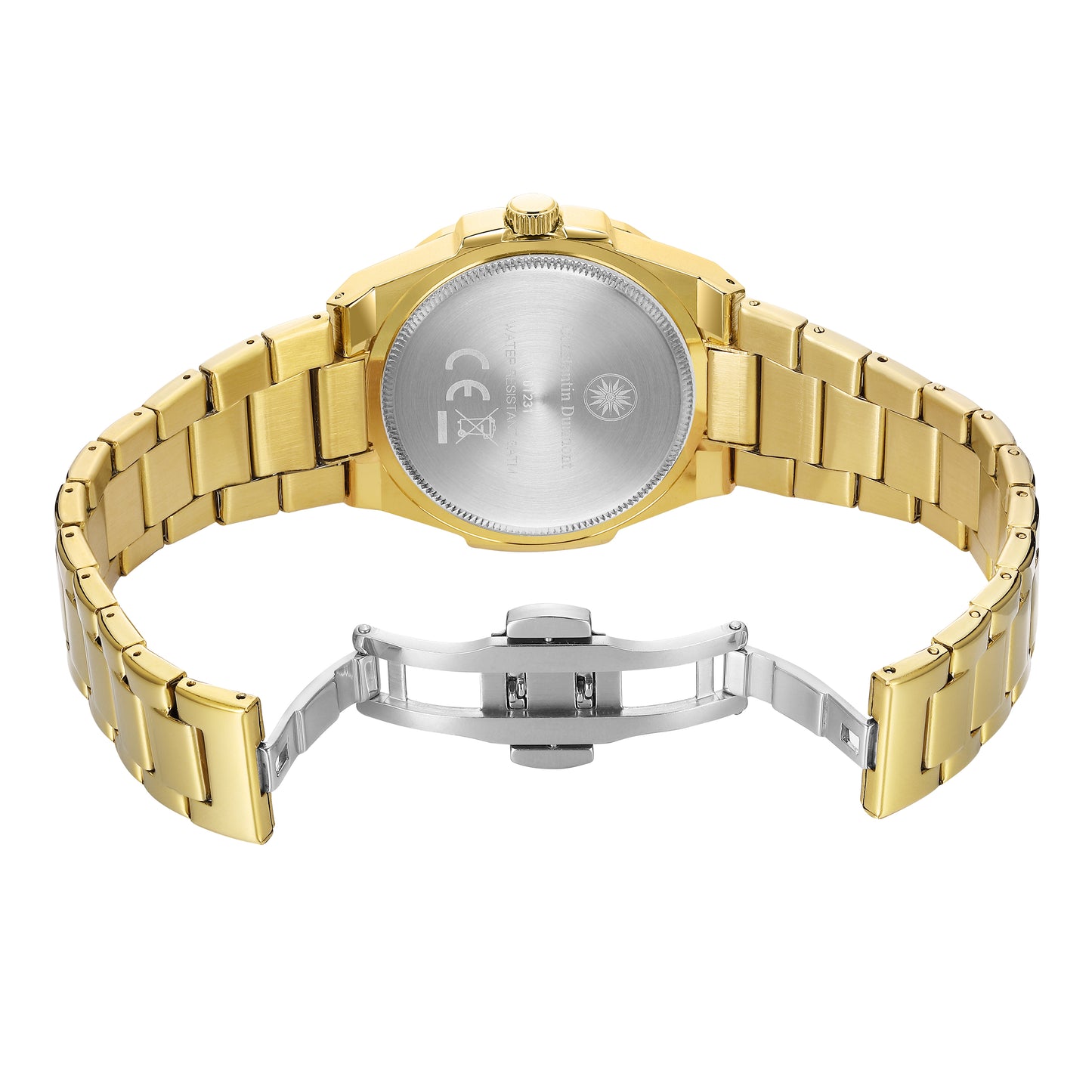 Constantin Durmont Herren Armbanduhr Solémire noir doré