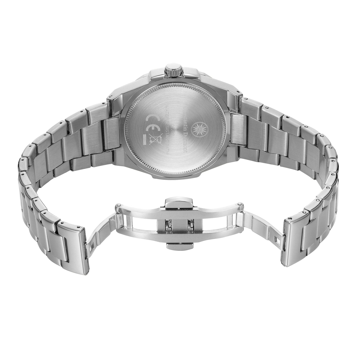 Constantin Durmont Herren Armbanduhr Solémire noir acier