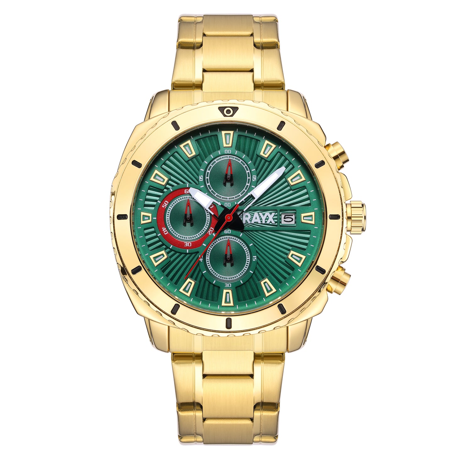 THE RAYX Herren Armbanduhr Xavento Norveto Verde