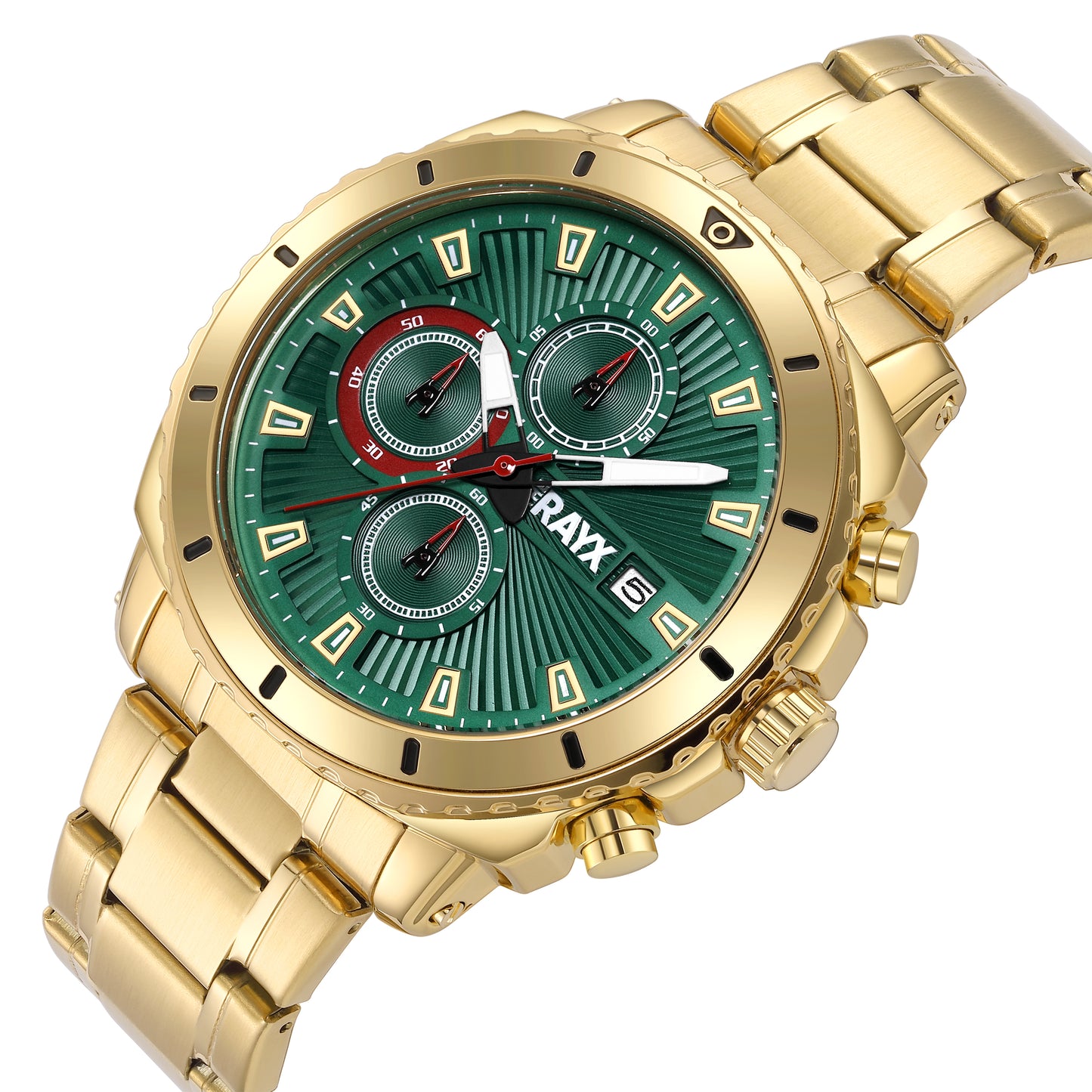 THE RAYX Herren Armbanduhr Xavento Norveto Verde