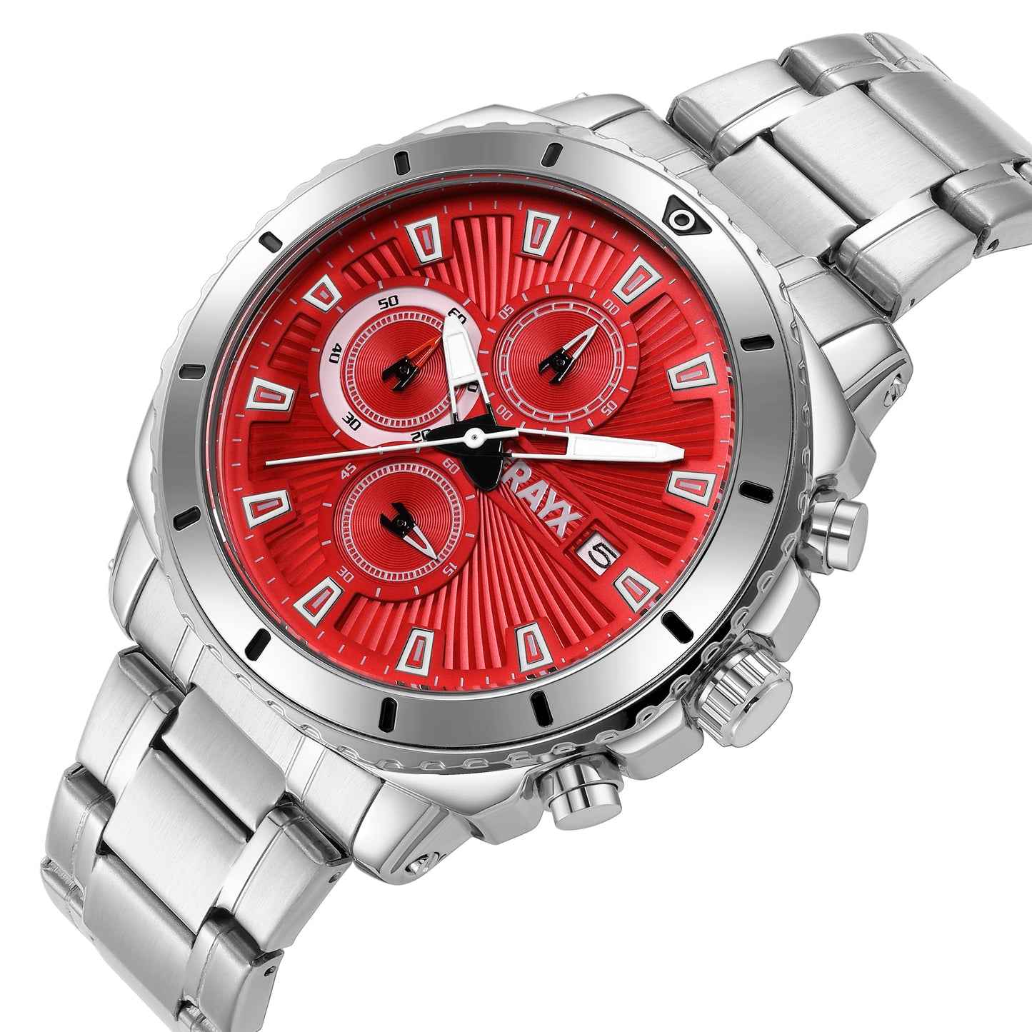 THE RAYX Herren Armbanduhr Xavento Zorvento Rosso