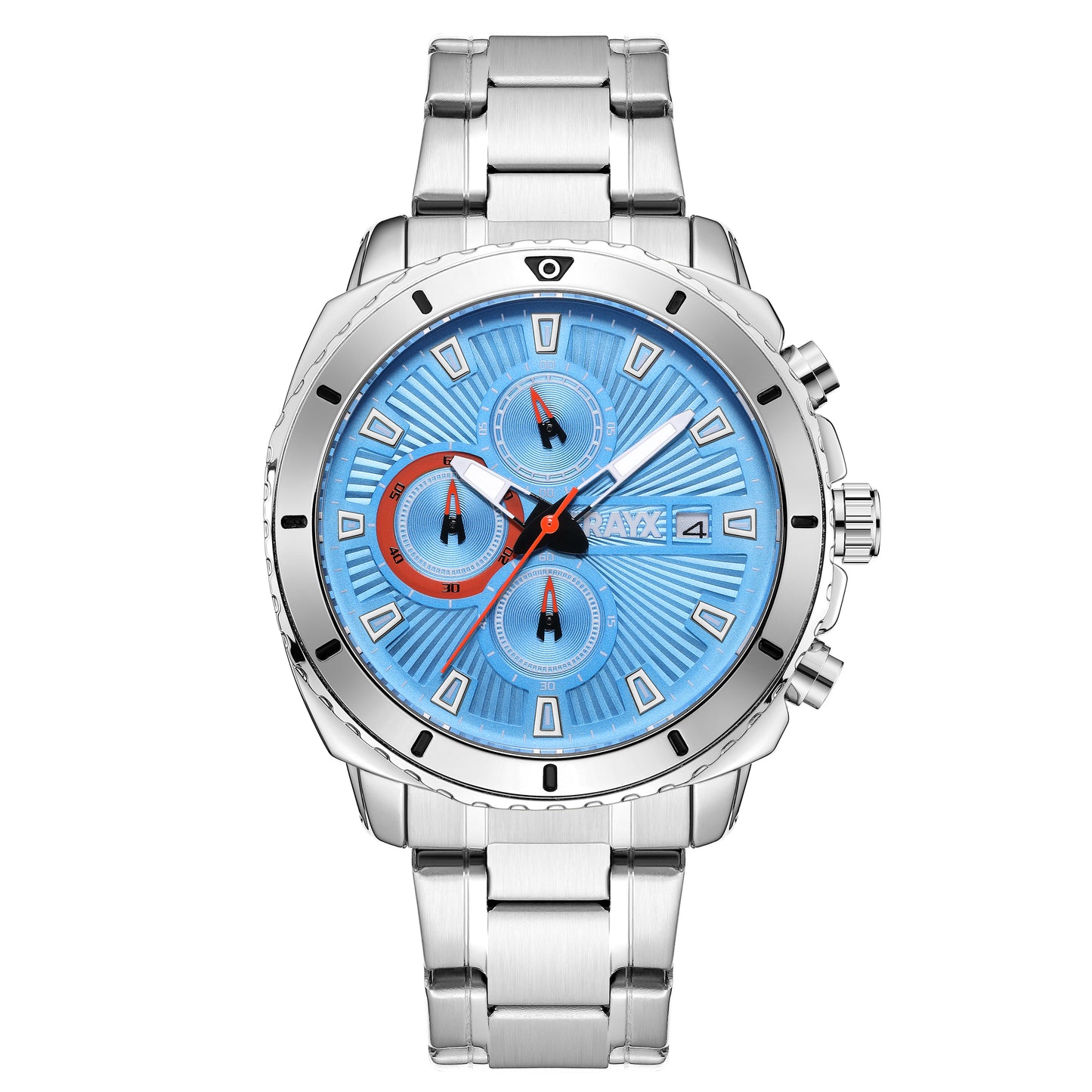 THE RAYX Herren Armbanduhr Xavento Belvorno Arancio