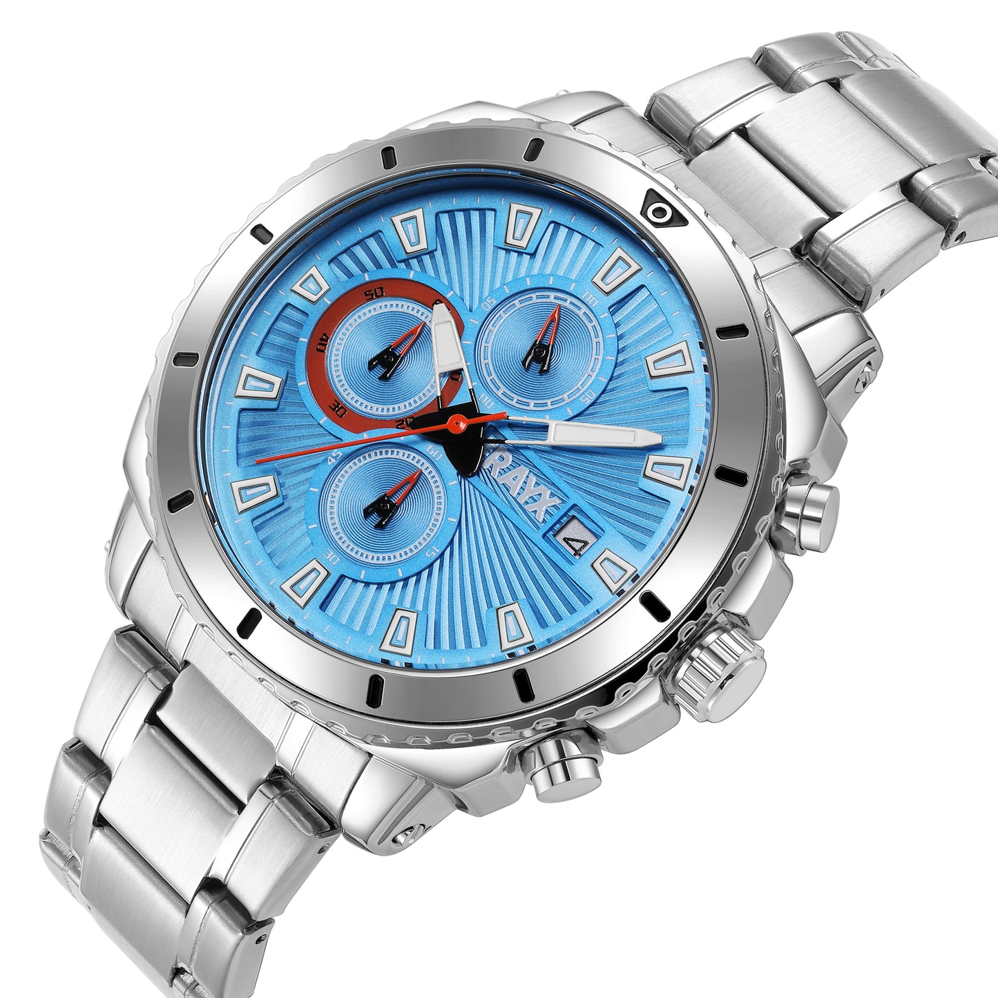 THE RAYX Herren Armbanduhr Xavento Belvorno Arancio