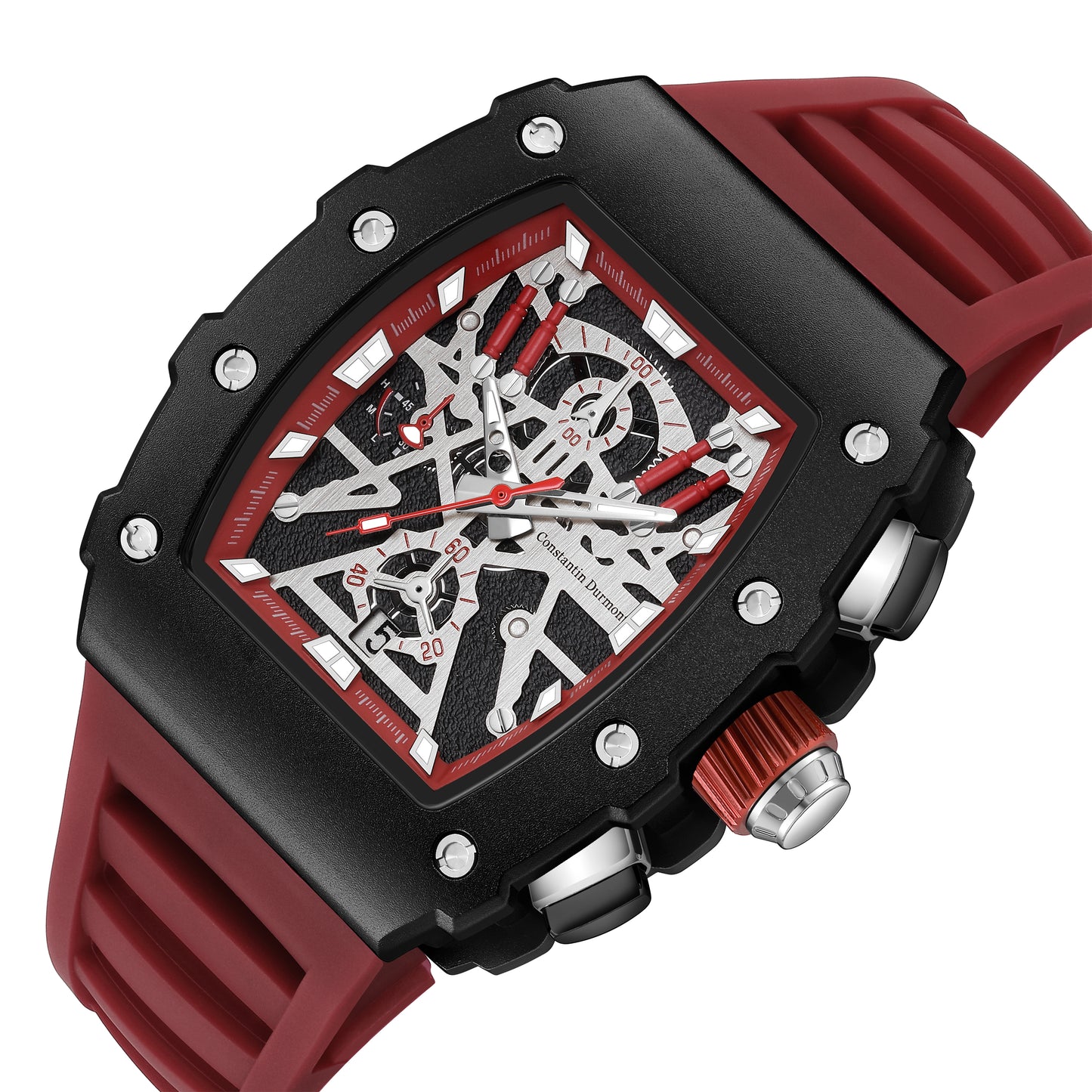 Constantin Durmont Herren Armbanduhr Altéragarde Rouge