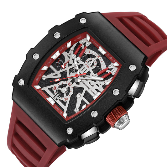 Constantin Durmont Herren Armbanduhr Altéragarde Rouge