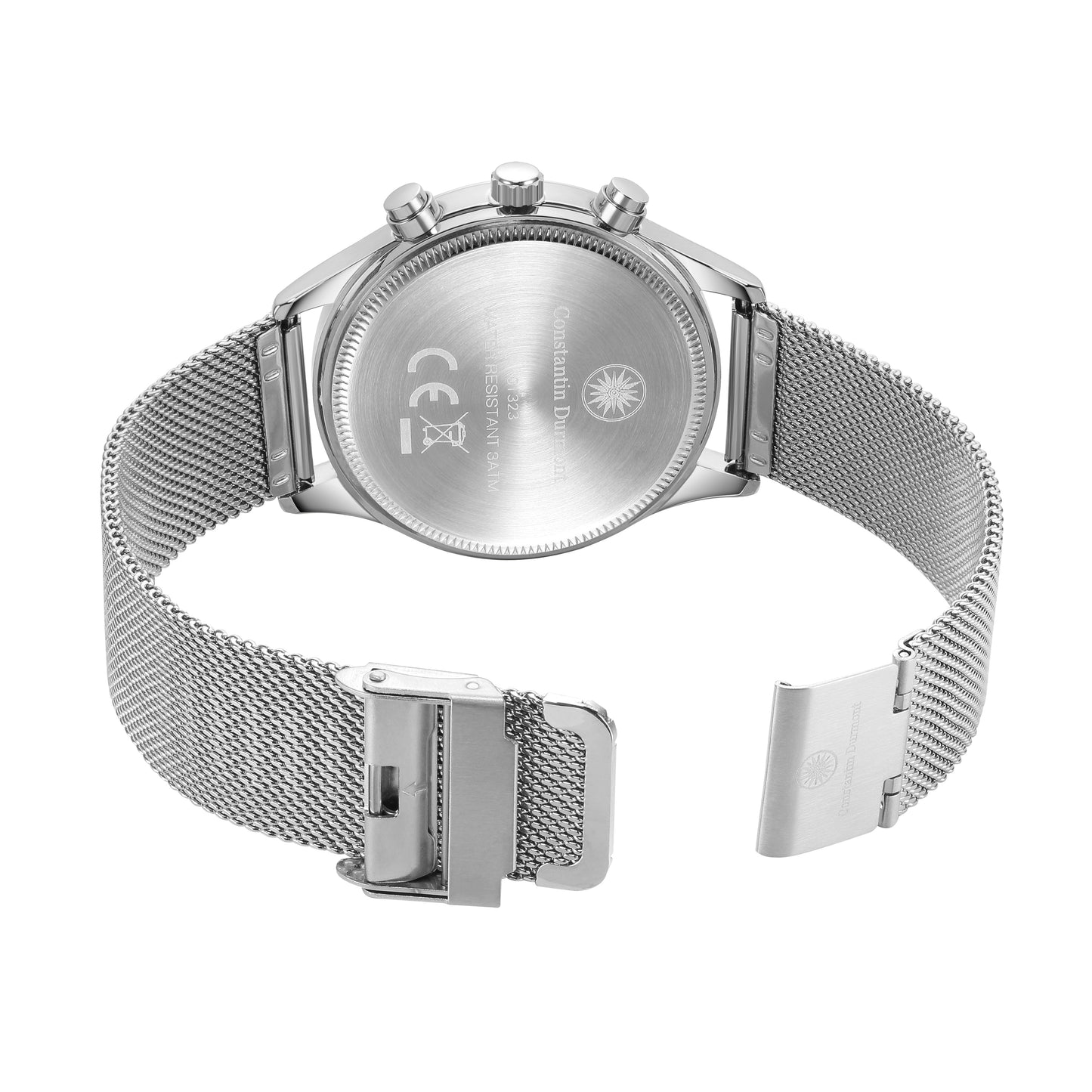 Constantin Durmont Herren Armbanduhr Lumadoré Turquoise Acier