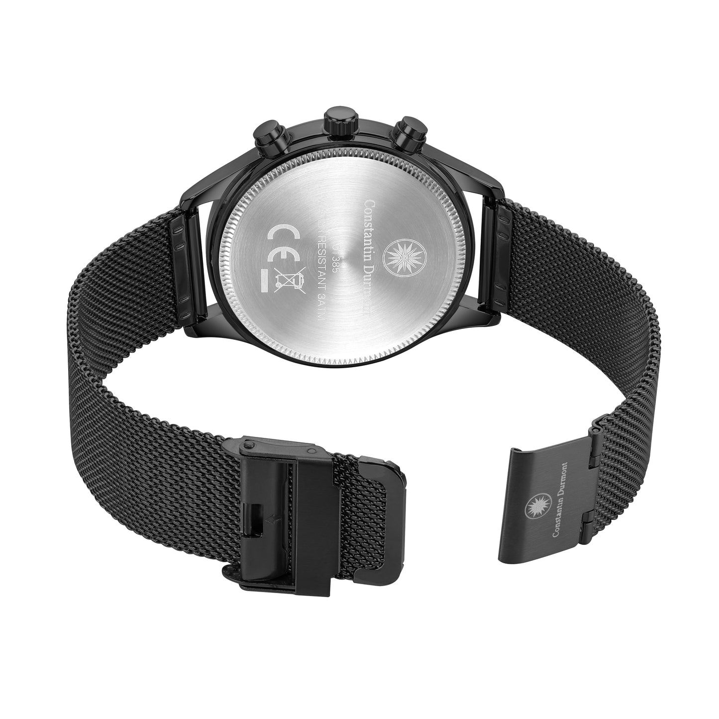 Constantin Durmont Herren Armbanduhr Lumadoré Turquoise Noir