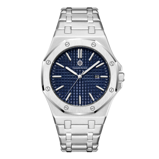 Constantin Durmont Herren Armbanduhr Montédur Bleu Acier